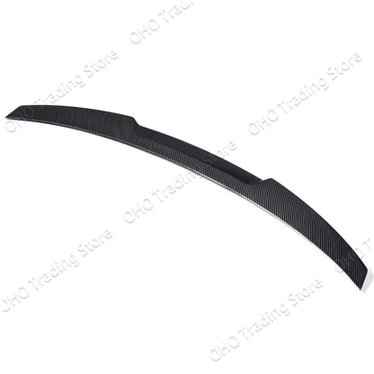 F30 F35 F80 Rear Trunk Spoiler For BMW M4 Style 316d 318i 320i 330i 325i 320d 340i M3 2012-2019 Roof Wing Carbon Fiber Look