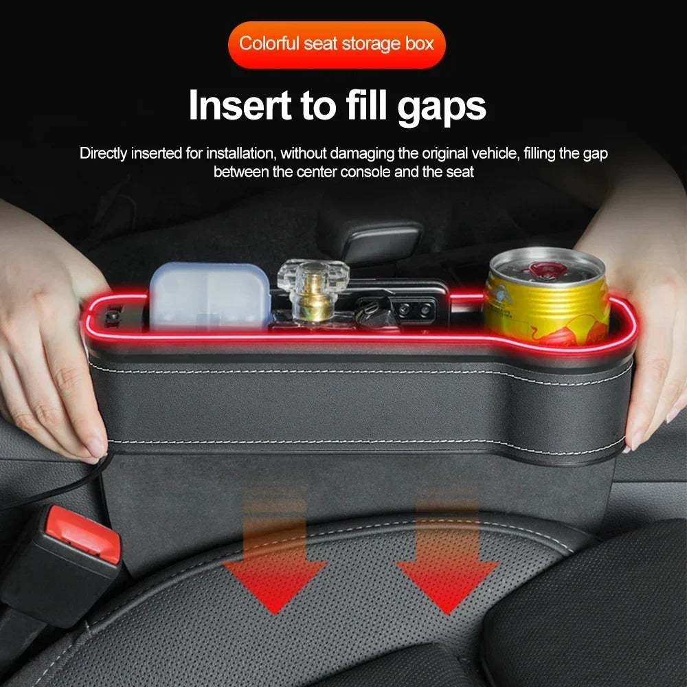 RGB CAR SEAT GAP STORAGE BOX